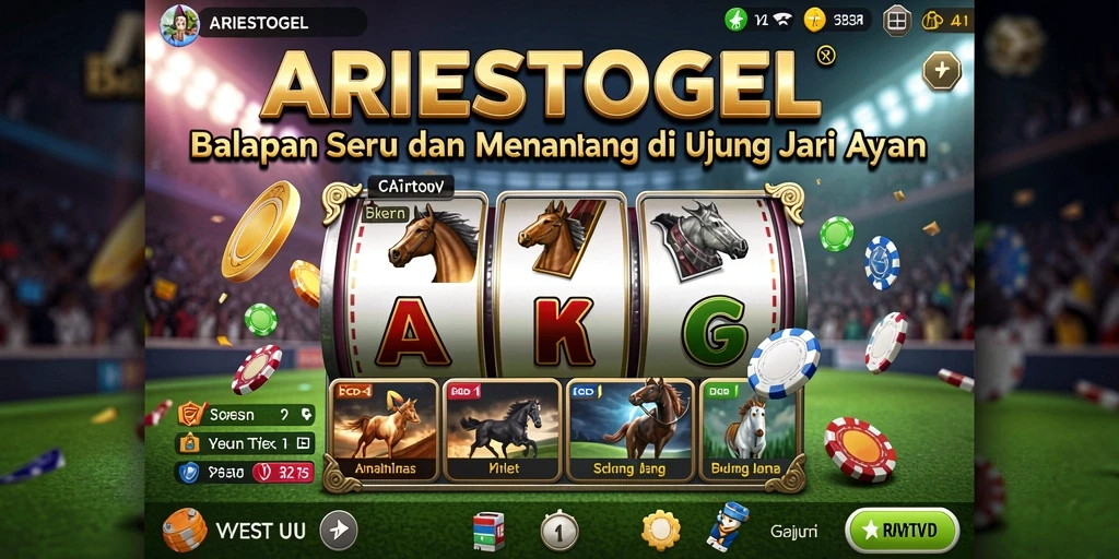 Gameplay balapan yang mendebarkan di ARIESTOGEL.