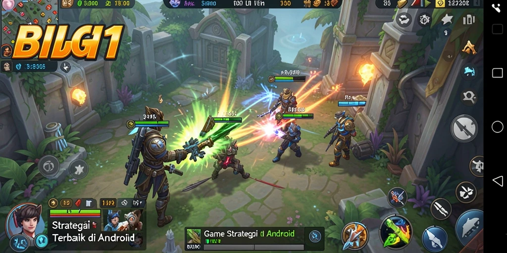 Tampilan gameplay yang menegangkan dan strategis dari BIG11.