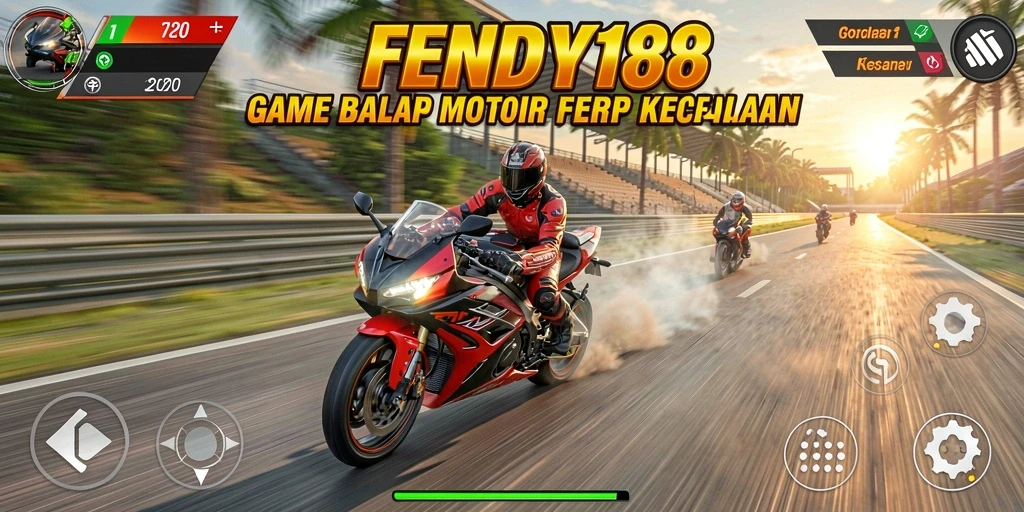 Tampilan menegangkan balapan motor di FENDY188.