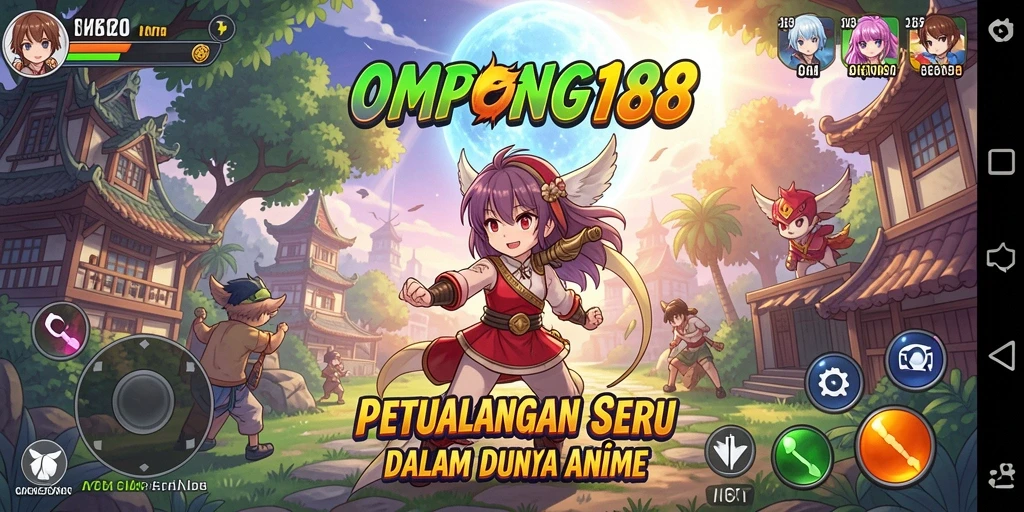 Screenshot gameplay OMPONG188 yang menampilkan pertarungan epik.