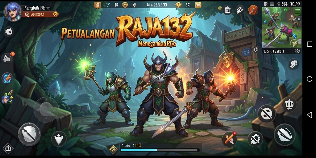 Tampilan screenshot dari gameplay petualangan seru RAJA132.