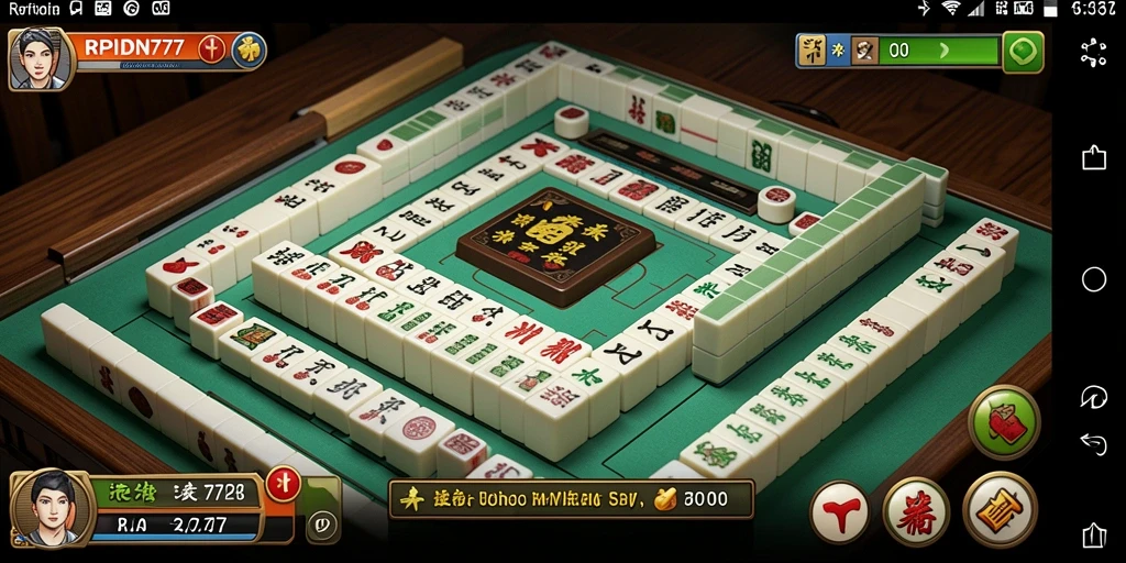 Tampilan gameplay Mahjong yang seru dan menantang di RPIDN777.