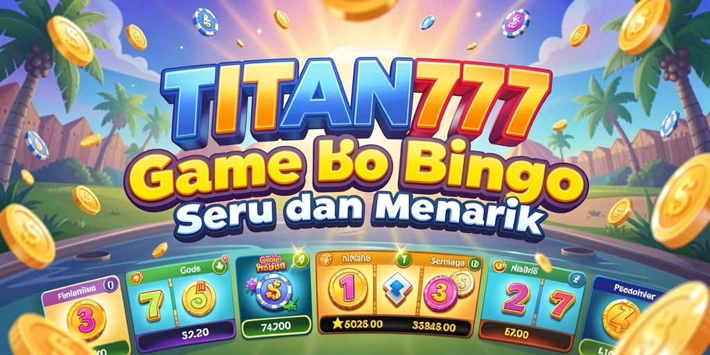 Screenshot gameplay Bingo yang menampilkan keseruan di TITAN777.